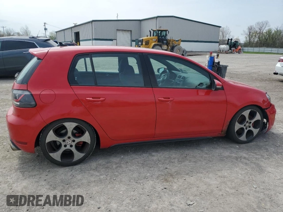 2010 Volkswagen GTI with VIN WVWGD7AJ2AW227627, listed as a Copart auction lot 54897745 with 121,994 mi miles and Non repairable. Bid and sale history available at DreamBid. Image 3.