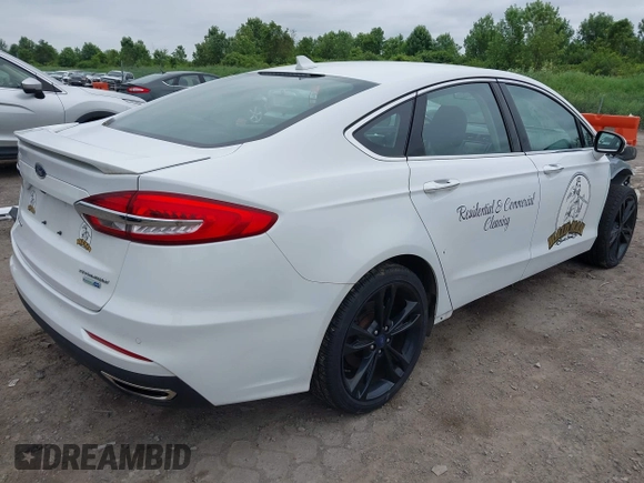 2020 Ford Fusion Titanium with VIN 3FA6P0D94LR133269, listed as a IAAI auction lot 42607013 with 89,406 mi miles and . Bid and sale history available at DreamBid. Image 4.