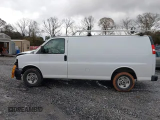 2018 GMC Savana Cargo with VIN 1GTW7AFP0J1313397, listed as a IAAI auction lot 41057578 with 147,304 mi miles and . Bid and sale history available at DreamBid. Image 14.
