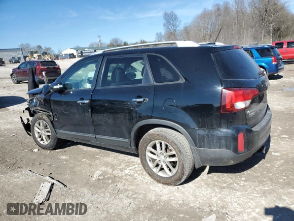 2014 Kia Sorento LX with VIN 5XYKT3A67EG520444, listed as a Copart auction lot 47831785 with 247,037 mi miles and Clean Title. Bid and sale history available at DreamBid. Image 2.