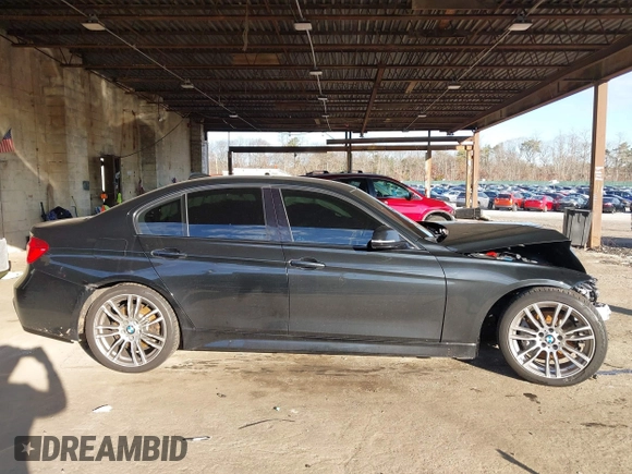 2017 BMW 3 Series 340i xDrive with VIN WBA8B7C36HA189994, listed as a IAAI auction lot 41090133 with 107,374 mi miles. Bid and sale history available at carsss.com. Image 14.