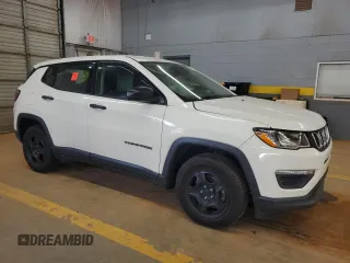2018 Jeep Compass Sport with VIN 3C4NJCAB5JT263397, listed as a Copart auction lot 55670315 with 95,531 mi miles and Salvage title. Bid and sale history available at DreamBid. Image 4.