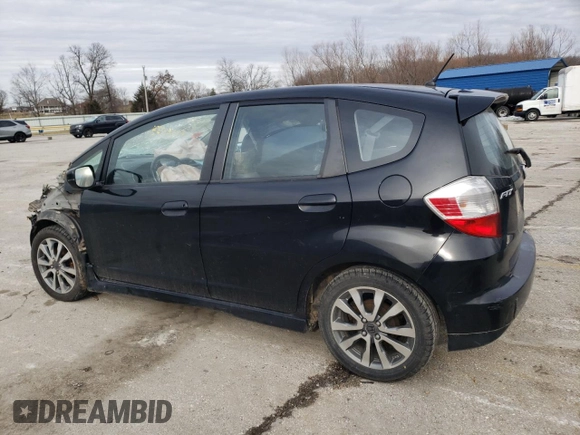 2013 Honda Fit Sport with VIN JHMGE8H58DC009921, listed as a Copart auction lot 44531945 with 0 mi miles and Salvage Title. Bid and sale history available at carsss.com. Image 2.