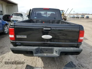 2008 Ford Ranger XLT with VIN 1FTZR45E98PA09775, listed as a Copart auction lot 50246175 with 140,659 mi miles and Salvage Title. Bid and sale history available at carsss.com. Image 6.