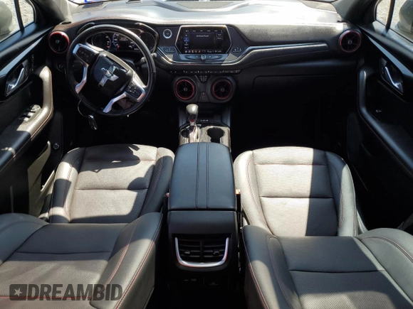 2021 Chevrolet Blazer RS with VIN 3GNKBERSXMS583283, listed as a Copart auction lot 49978405 with 52,403 mi miles and Clean title. Bid and sale history available at DreamBid. Image 8.
