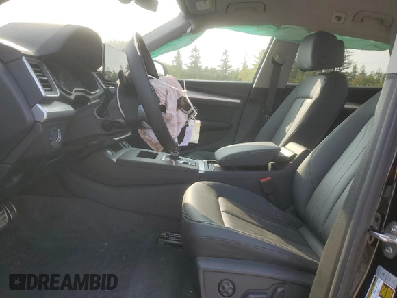 2024 Audi Q5 Komfort with VIN WA1AAAFY3R2033476, listed as a Copart auction lot 65799434 with 7,847 mi miles and Salvage Title. Bid and sale history available at carsss.com. Image 7.