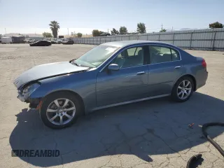 2005 Infiniti G35 z VIN JNKCV51E35M224397, wystawiony jako Copart lot #58407965 z przebiegiem 126 746 mil mil oraz Szkoda całkowita • Salvage title. Historia ofert i sprzedaży dostępna na DreamBid. Obrazek 1.