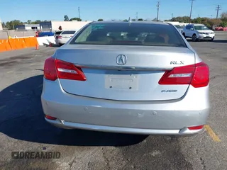 2015 Acura RLX Advance Pkg with VIN JH4KC1F91FC000347, listed as a IAAI auction lot 41323967 with 98,957 mi miles. Bid and sale history available at carsss.com. Image 16.
