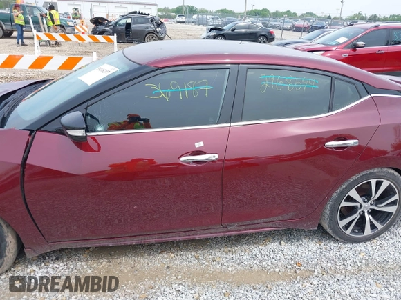 2018 Nissan Maxima SL with VIN 1N4AA6AP2JC369187, listed as a IAAI auction lot 39418297 with Not provided miles and . Bid and sale history available at DreamBid. Image 13.