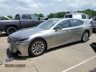2018 Lexus LS 500 with VIN JTHB51FF1J5006811, listed as a Copart auction lot 62999675 with 109,319 mi miles and Salvage title. Bid and sale history available at DreamBid. Image 1.