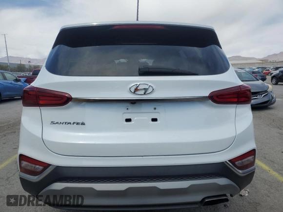 2019 Hyundai Santa Fe SE with VIN 5NMS23AD2KH100402, listed as a Copart auction lot 51335395 with 49,605 mi miles and Salvage Title. Bid and sale history available at carsss.com. Image 6.