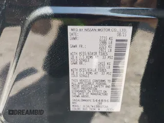 2015 Infiniti QX60 with VIN 5N1AL0MNXFC544896, listed as a IAAI auction lot 42009914 with 102,815 mi miles and . Bid and sale history available at DreamBid. Image 9.