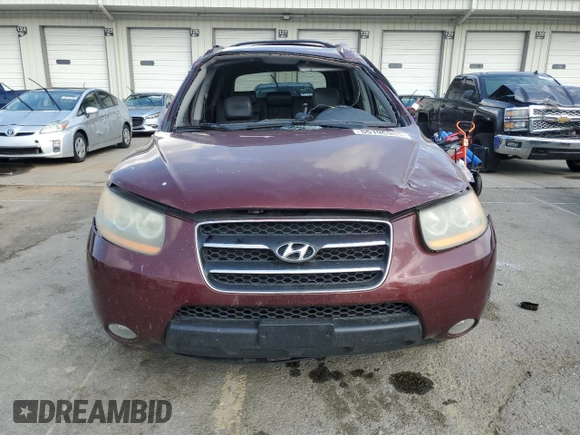 2009 Hyundai Santa Fe Limited with VIN 5NMSH13E09H295628, listed as a Copart auction lot 55196965 with 207,483 mi miles and Salvage title. Bid and sale history available at DreamBid. Image 5.