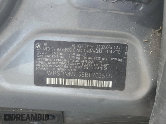 2011 BMW M3 z VIN WBSPM9C55BE202555, wystawiony jako Copart lot #46923435 z przebiegiem 78 949 mil mil oraz Szkody całkowita. Historia ofert i sprzedaży dostępna na DreamBid. Obrazek 14.