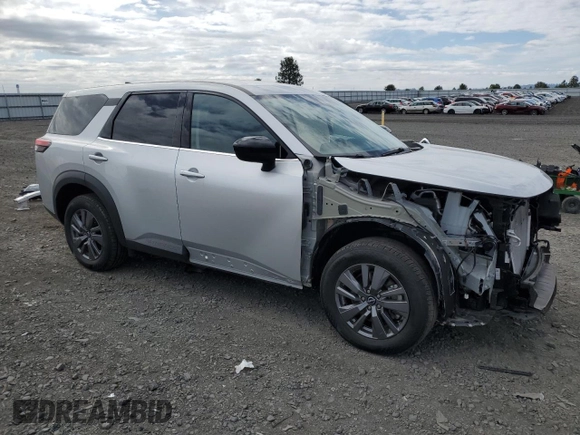 2024 Nissan Pathfinder S with VIN 5N1DR3AC2RC276348, listed as a Copart auction lot 57293635 with 11,818 mi miles and Clean title. Bid and sale history available at DreamBid. Image 4.