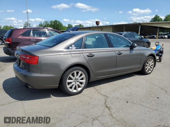 2013 Audi A6 Premium Plus with VIN WAUGGAFC5DN054949, listed as a Copart auction lot 59535535 with 225,246 mi miles and Clean title. Bid and sale history available at DreamBid. Image 3.