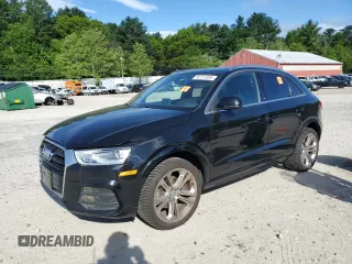2016 Audi Q3 Premium Plus with VIN WA1EFCFS6GR013351, listed as a Copart auction lot 56727035 with 83,583 mi miles and Salvage title. Bid and sale history available at DreamBid. Image 1.