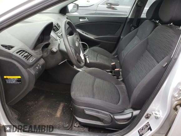 2017 Hyundai Accent SE with VIN KMHCT5AEXHU345080, listed as a Copart auction lot 63706663 with 50,070 mi miles. Bid and sale history available at carsss.com. Image 7.