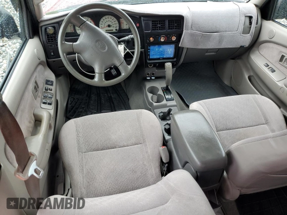 2004 Toyota Tacoma PreRunner with VIN 5TEGM92N54Z358832, listed as a Copart auction lot 59558895 with 229,796 mi miles and Salvage title. Bid and sale history available at DreamBid. Image 8.