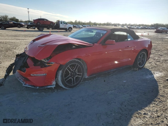 2021 Ford Mustang EcoBoost with VIN 1FATP8UH3M5130330, listed as a Copart auction lot 42556465 with 63,511 mi miles and Non Repairable. Bid and sale history available at carsss.com. Image 1.