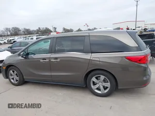 2018 Honda Odyssey EX-L with VIN 5FNRL6H75JB044789, listed as a IAAI auction lot 41625002 with 58,033 mi miles and . Bid and sale history available at DreamBid. Image 14.