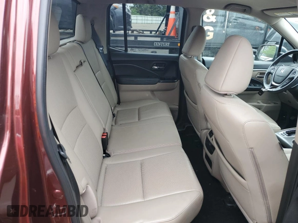 2018 Honda Ridgeline RTL-T z VIN 5FPYK3F67JB014689, wystawiony jako Copart lot #58471865 z przebiegiem 72 204 mil mil oraz Szkody całkowita. Historia ofert i sprzedaży dostępna na DreamBid. Obrazek 10.
