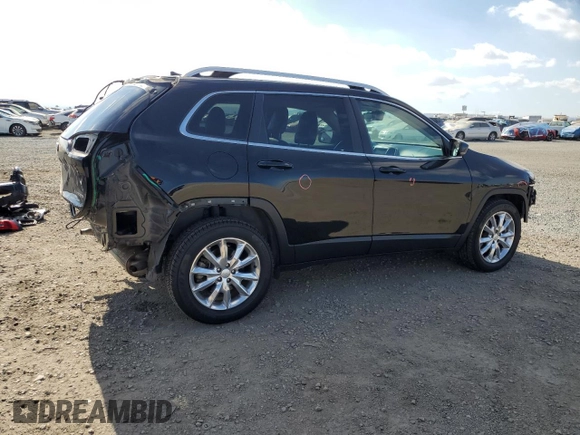 2017 Jeep Cherokee Limited with VIN 1C4PJLDS8HW644153, listed as a Copart auction lot 88955005 with 66,159 mi miles and Salvage Title. Bid and sale history available at carsss.com. Image 3.