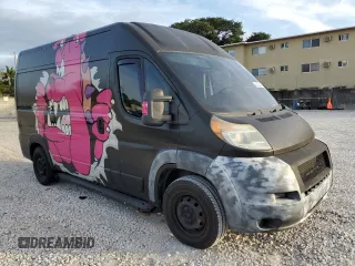 2014 Ram ProMaster Cargo with VIN 3C6TRVBG5EE102202, listed as a Copart auction lot 85702064 with 107,484 mi miles and Salvage Title. Bid and sale history available at DreamBid. Image 4.