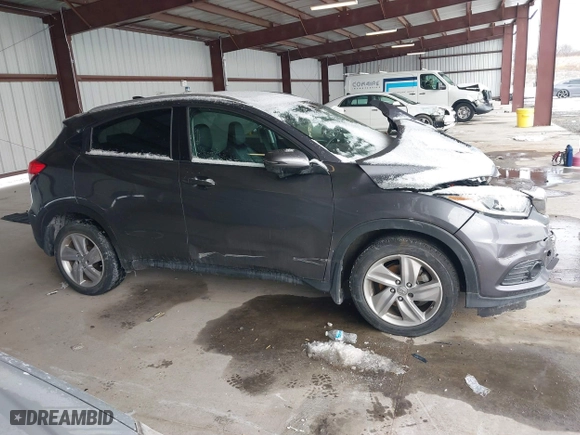 2019 Honda HR-V EX-L with VIN 3CZRU6H70KM710784, listed as a IAAI auction lot 41391516 with 48,123 mi miles. Bid and sale history available at carsss.com. Image 13.