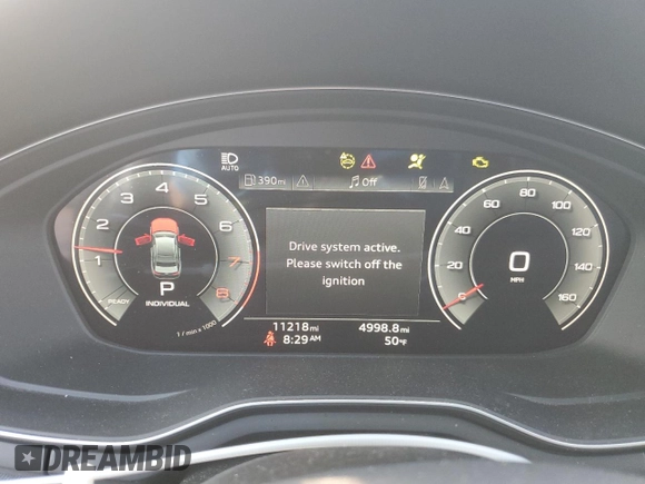 2023 Audi A4 S line Premium Plus z VIN WAUEAAF47PA013459, wystawiony jako Copart lot #46998785 z przebiegiem 11 218 mil mil oraz Szkoda całkowita • Salvage title. Historia ofert i sprzedaży dostępna na DreamBid. Obrazek 9.