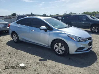 2018 Chevrolet Cruze LS with VIN 1G1BC5SM6J7227319, listed as a Copart auction lot 55156295 with 93,170 mi miles and Salvage Title. Bid and sale history available at DreamBid. Image 4.