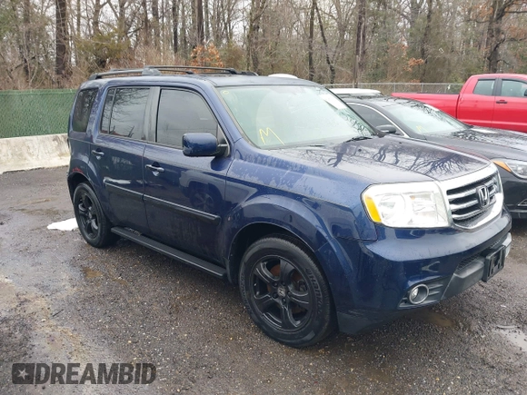 2013 Honda Pilot EX-L with VIN 5FNYF4H74DB055195, listed as a IAAI auction lot 41498013 with 127,725 mi miles and . Bid and sale history available at DreamBid. Image 1.