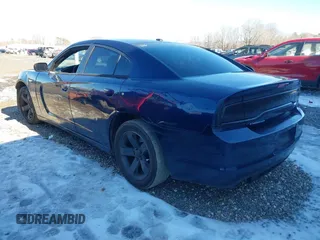 2014 Dodge Charger SE with VIN 2C3CDXBG4EH295650, listed as a IAAI auction lot 41274248 with 259,390 mi miles and . Bid and sale history available at carsss.com. Image 3.
