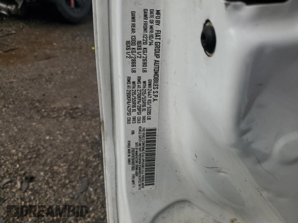 2015 Ram ProMaster City Cargo Tradesman SLT with VIN ZFBERFBT6F6197965, listed as a Copart auction lot 49338685 with 203,627 mi miles and Salvage Title. Bid and sale history available at carsss.com. Image 13.