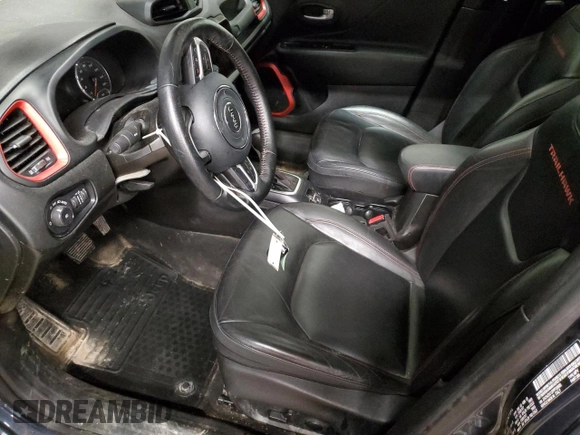 2023 Jeep Renegade Trailhawk with VIN ZACNJDC12PPP20500, listed as a Copart auction lot 46687875 with 50,607 mi miles and Salvage title. Bid and sale history available at DreamBid. Image 7.