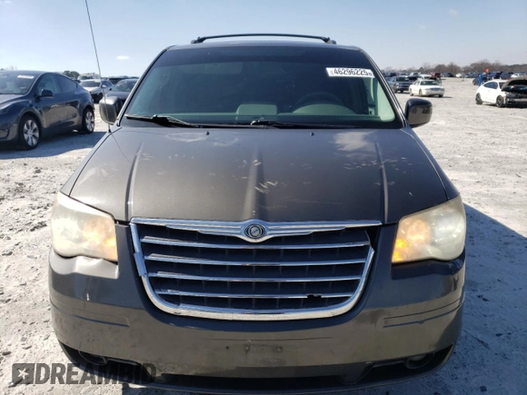 2010 Chrysler Town & Country LX with VIN 2A4RR4DE0AR309771, listed as a Copart auction lot 46296225 with 202,802 mi miles and Salvage Title. Bid and sale history available at DreamBid. Image 5.