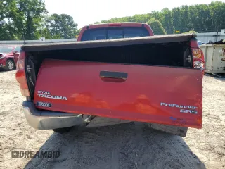 2006 Toyota Tacoma PreRunner with VIN 5TETX62N46Z221324, listed as a Copart auction lot 62179035 with 189,971 mi miles and Salvage title. Bid and sale history available at DreamBid. Image 6.