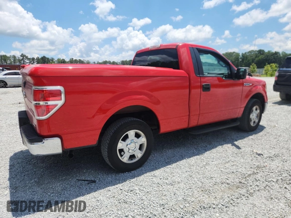 2011 Ford F-150 XL with VIN 1FTMF1CM4BFC43587, listed as a Copart auction lot 63575815 with 110,717 mi miles and Clean title. Bid and sale history available at DreamBid. Image 3.