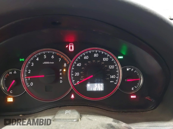 2008 Subaru Outback with VIN 4S4BP60C687358283, listed as a IAAI auction lot 41715550 with 110,195 mi miles and . Bid and sale history available at DreamBid. Image 7.