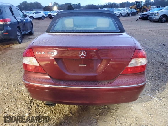 2007 Mercedes-Benz CLK 350 with VIN WDBTK56F17F217689, listed as a Copart auction lot 78733614 with 137,068 mi miles and Salvage Title. Bid and sale history available at DreamBid. Image 6.