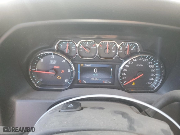 2014 Chevrolet Silverado 1500 LT with VIN 1GCRCREC8EZ198643, listed as a Copart auction lot 42260265 with 165,534 mi miles and Salvage Title. Bid and sale history available at carsss.com. Image 9.