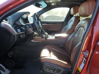 2015 BMW X6 xDrive35i with VIN 5UXKU2C50F0N77795, listed as a Copart auction lot 74575693 with 84,536 mi miles. Bid and sale history available at carsss.com. Image 7.