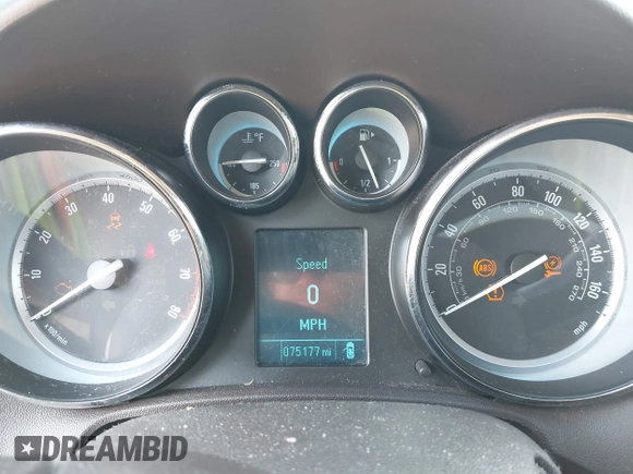 2014 Buick Verano with VIN 1G4PP5SK3E4196307, listed as a IAAI auction lot 42236576 with 75,177 mi miles and . Bid and sale history available at DreamBid. Image 7.