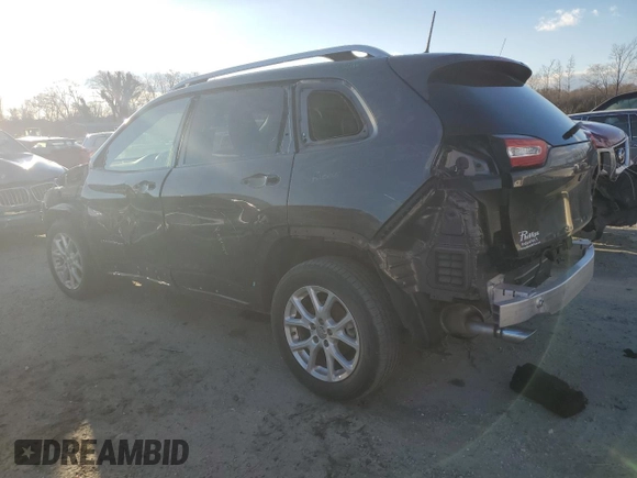 2018 Jeep Cherokee Latitude Plus with VIN 1C4PJLLB1JD510183, listed as a Copart auction lot 85849904 with 86,787 mi miles and Salvage Title. Bid and sale history available at DreamBid. Image 2.