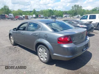 2012 Dodge Avenger SE with VIN 1C3CDZABXCN136105, listed as a IAAI auction lot 42211414 with 169,986 mi miles and . Bid and sale history available at carsss.com. Image 3.