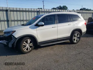 2018 Honda Pilot EX-L with VIN 5FNYF6H50JB012849, listed as a Copart auction lot 57315555 with 112,077 mi miles and Salvage title. Bid and sale history available at DreamBid. Image 1.