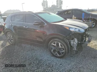 2021 Kia Sportage EX with VIN KNDPN3AC0M7876820, listed as a Copart auction lot 43439205 with 46,468 mi miles and Salvage title. Bid and sale history available at DreamBid. Image 4.