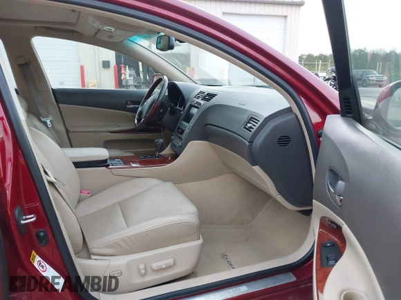 2007 Lexus GS 350 with VIN JTHBE96S570027761, listed as a IAAI auction lot 41870629 with 112,274 mi miles and . Bid and sale history available at carsss.com. Image 5.