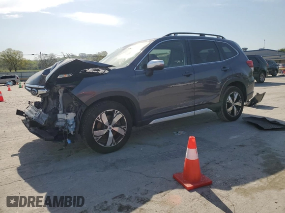 2020 Subaru Forester Touring with VIN JF2SKAXC4LH401275, listed as a Copart auction lot 52614145 with 77,530 mi miles and Salvage Title. Bid and sale history available at carsss.com. Image 1.