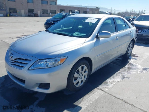 2010 Toyota Camry with VIN 4T1BF3EK5AU059764, listed as a IAAI auction lot 41817921 with 3,993 mi miles. Bid and sale history available at carsss.com. Image 2.
